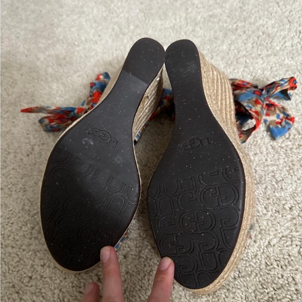 UGG Ribbon Wrap Wedges - Picture 4 of 4